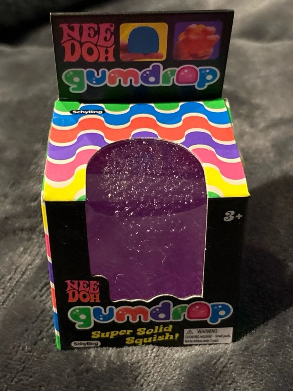 Gumdrop Super Solid Squish! Purple Kids Needoh Authentic
